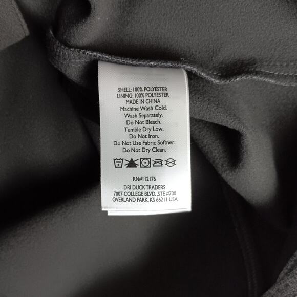 Dri-Duck DDX Soft Shell Jacket Mens XL Gray/Black Full Zip 4X Industrial Company - Picture 6 of 12